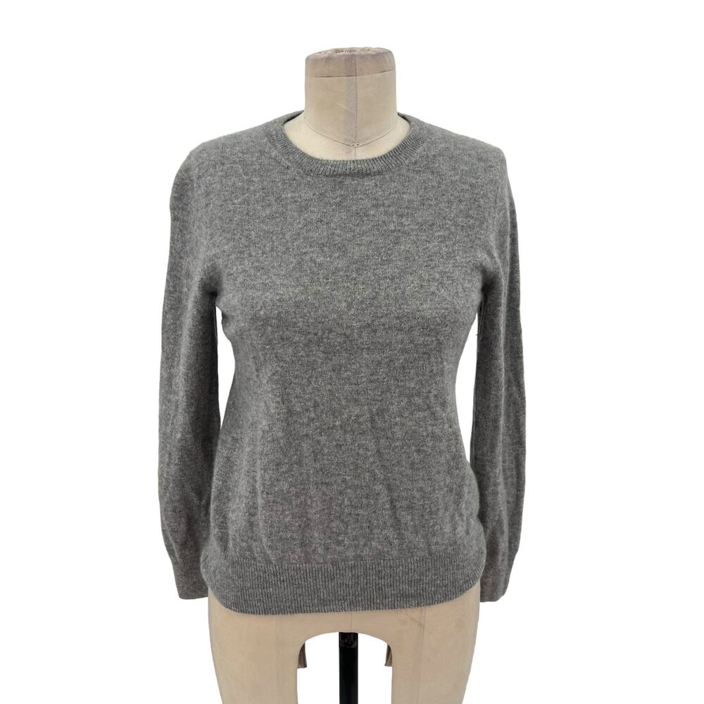 Quince Gray Crew Neck Sweater